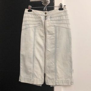 NWOT Anthropologie Jean Skirt Sz 4